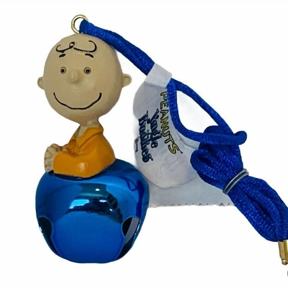 Peanuts Gang Christmas Ornament Charlie Brown bell - Picture 1 of 3